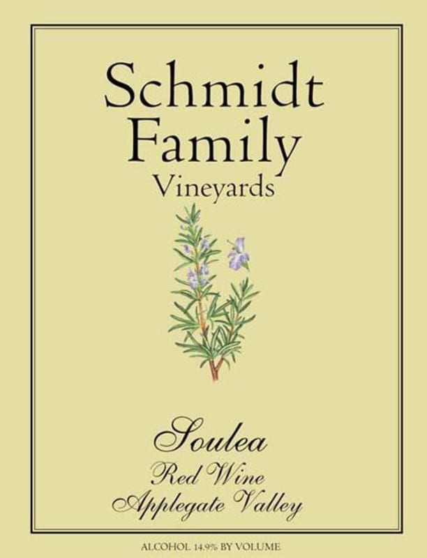 Schmidt Family Vineyards Soulea 2011 Front Label