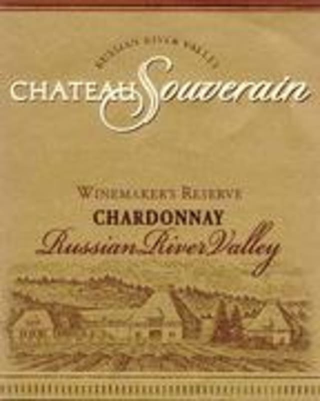 Chateau Souverain Winemaker's Reserve Chardonnay 2000 Front Label
