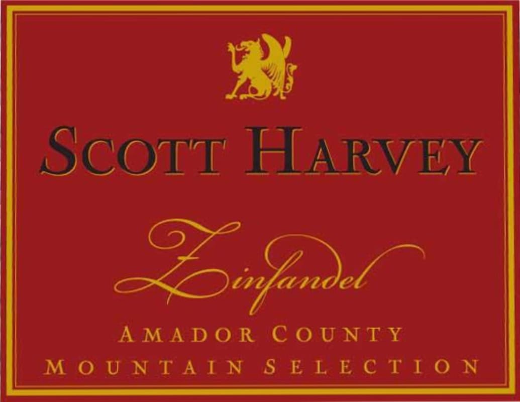 Scott Harvey Mountain Selection Zinfandel 2013 Front Label