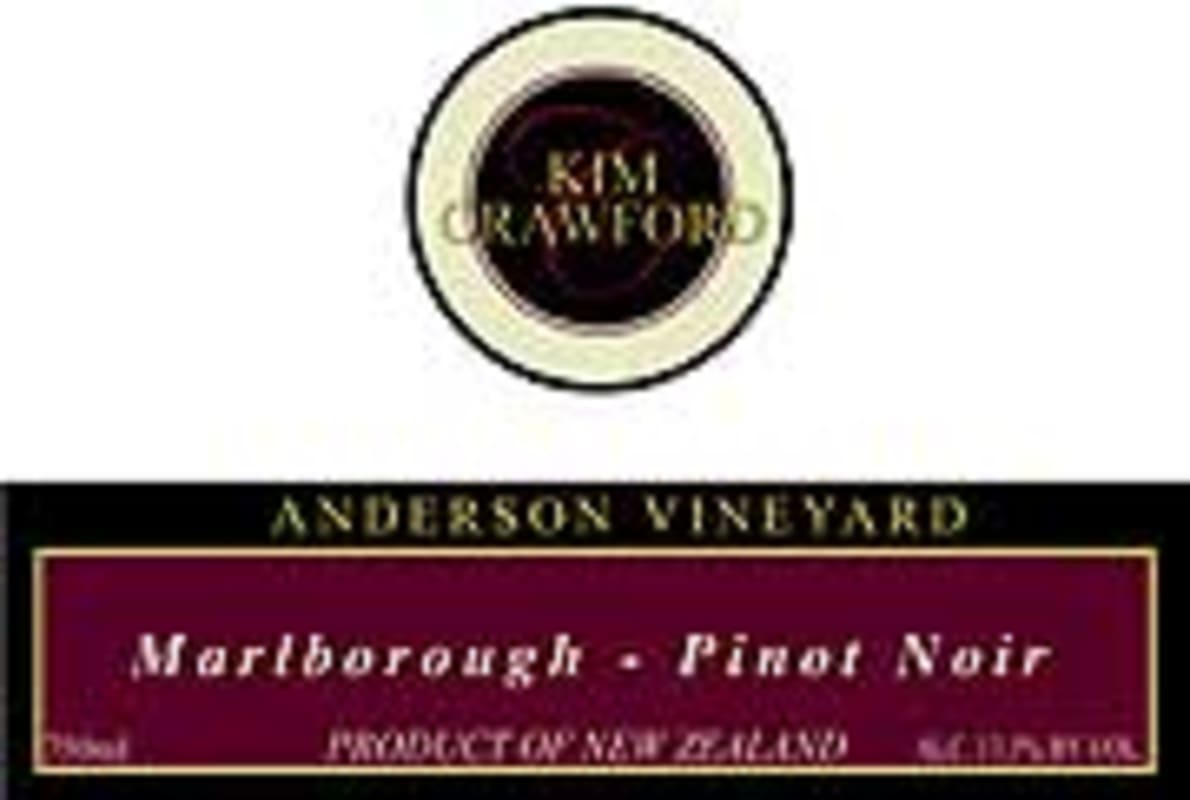 Kim Crawford Pinot Noir 2001 Front Label