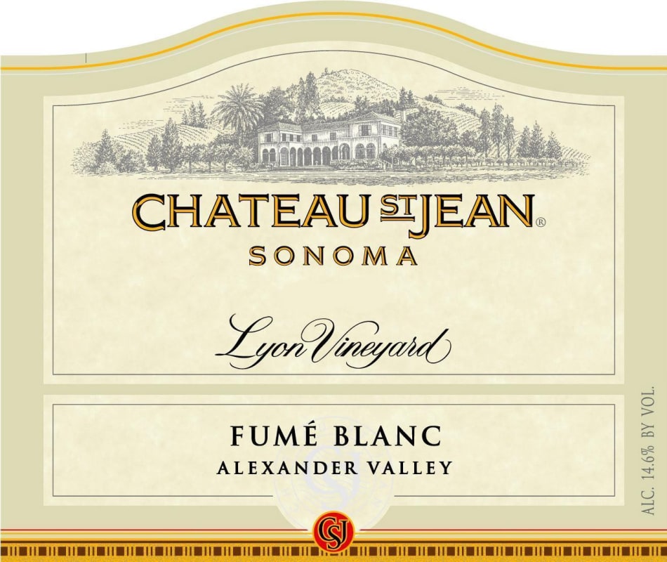Chateau St. Jean Lyon Vineyard Fume Blanc 2007 Front Label