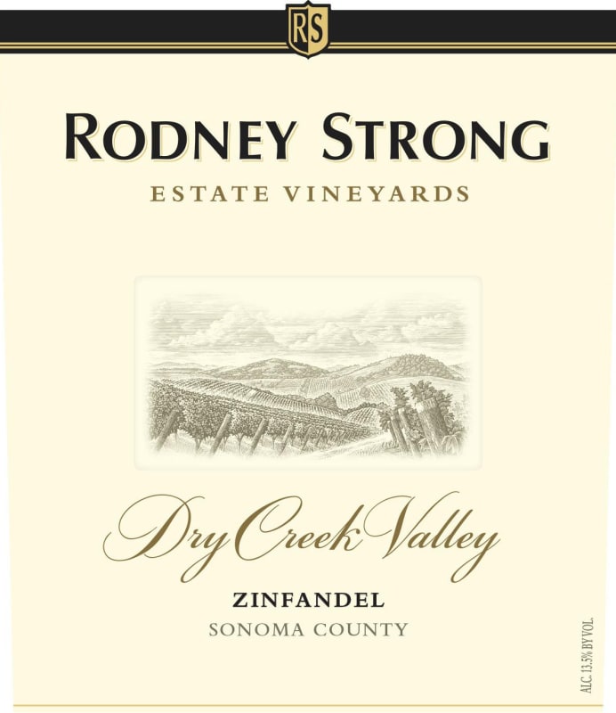 Rodney Strong Dry Creek Valley Zinfandel 2015 Front Label
