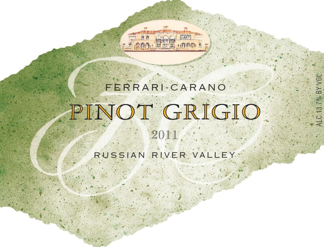 Ferrari-Carano Pinot Grigio 2011 Front Label