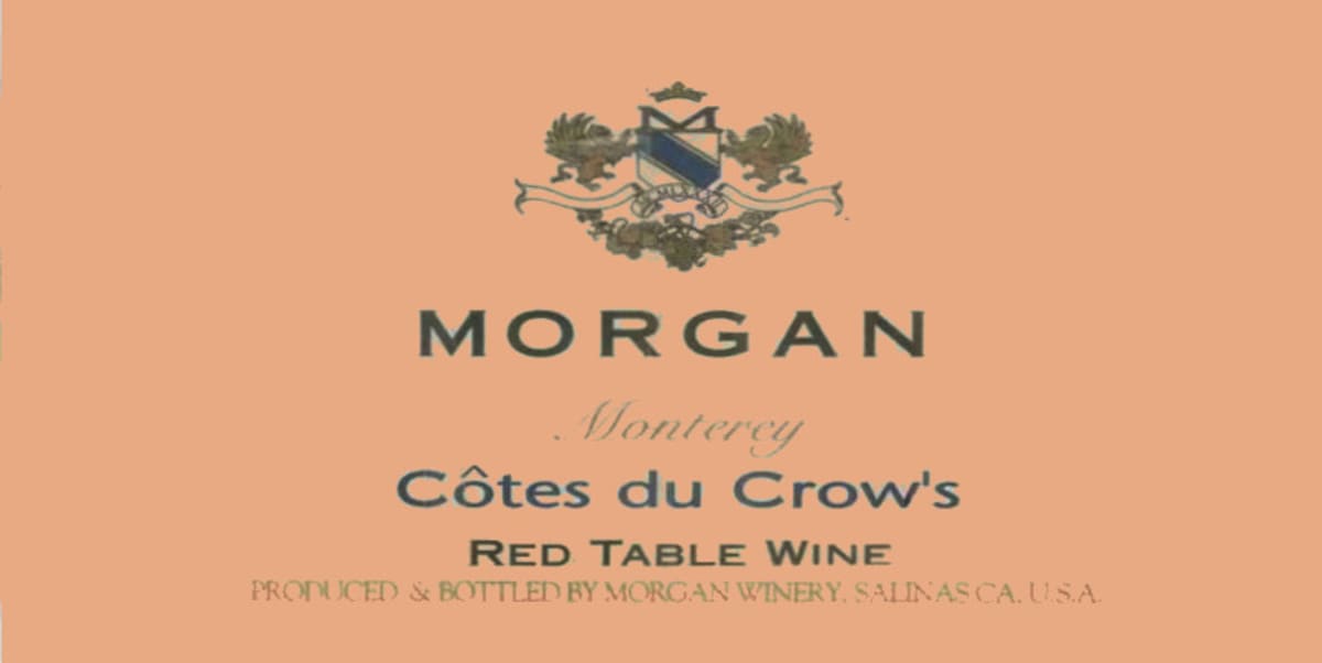 Morgan Cotes du Crow's 2003 Front Label
