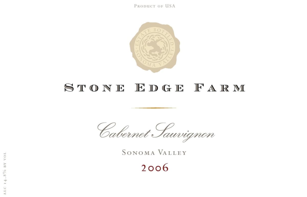 Stone Edge Farm Cabernet Sauvignon 2006 Front Label