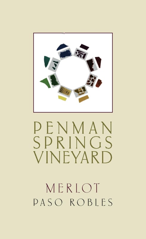 Penman Springs Vineyard Merlot 2012 Front Label