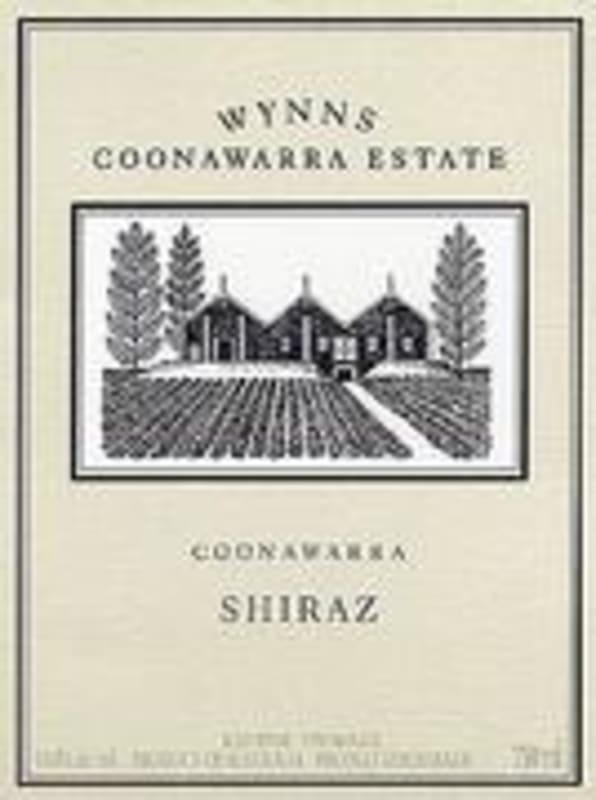 Wynns Coonawarra Estate Shiraz 2001 Front Label