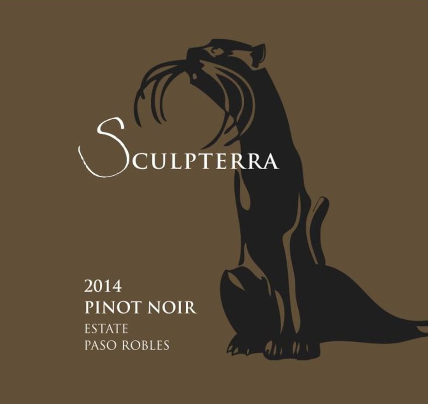 Sculpterra Winery Pinot Noir 2014 Front Label