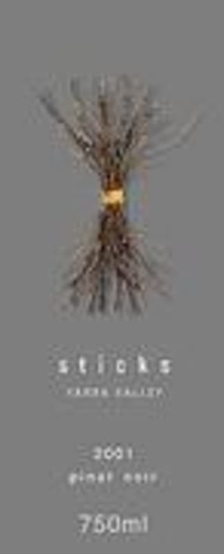 Sticks Pinot Noir 2002 Front Label