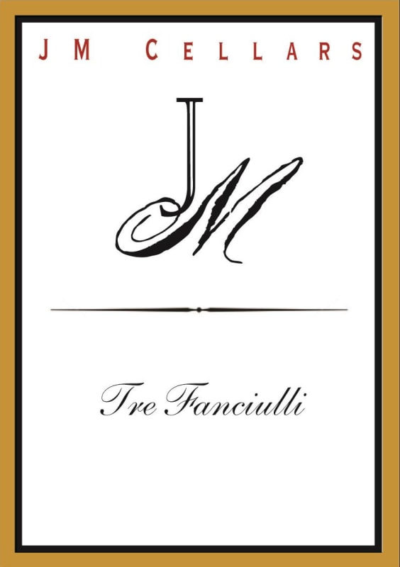 JM Cellars Tre Fanciulli Red 2014 Front Label