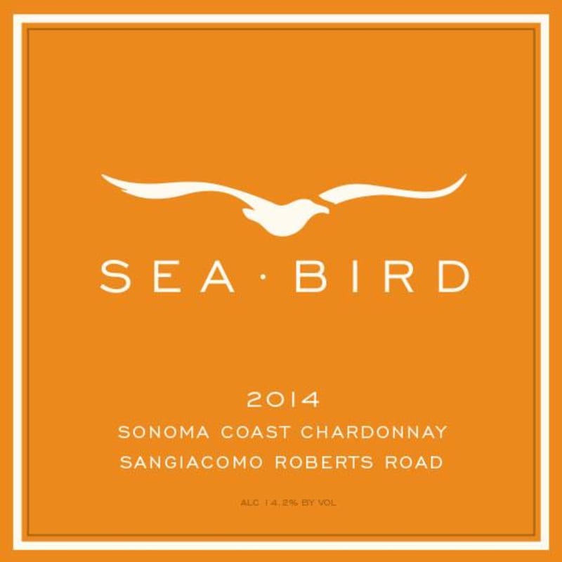 Sea Bird Wines Roberts Road Vineyard Chardonnay 2014 Front Label
