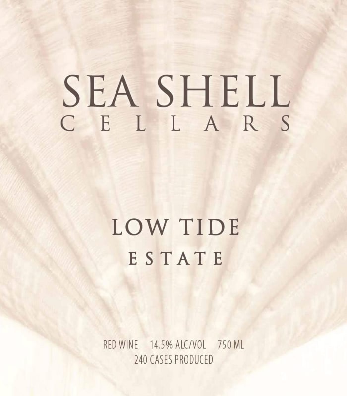 Seashell Cellars Low Tide 2012 Front Label