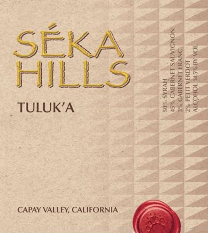 Seka Hills Tuluka 2011 Front Label