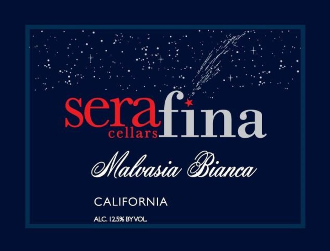 Serafina Cellars Malvasia Bianca 2015 Front Label