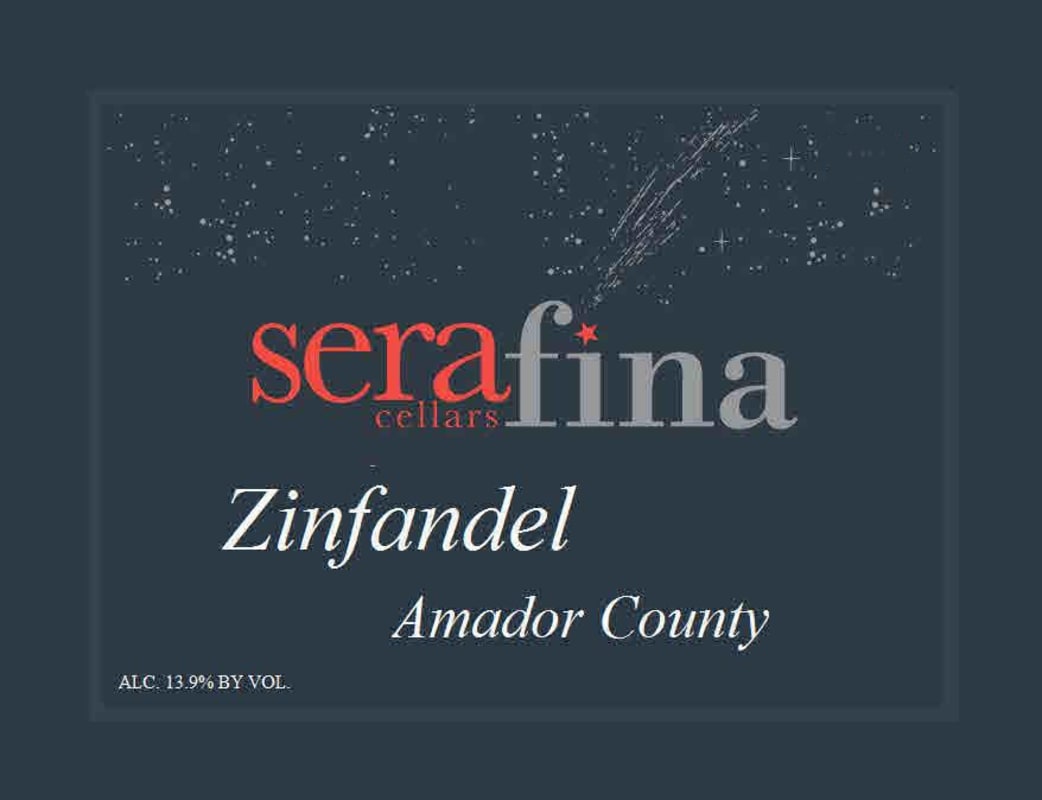 Serafina Cellars Zinfandel 2007 Front Label