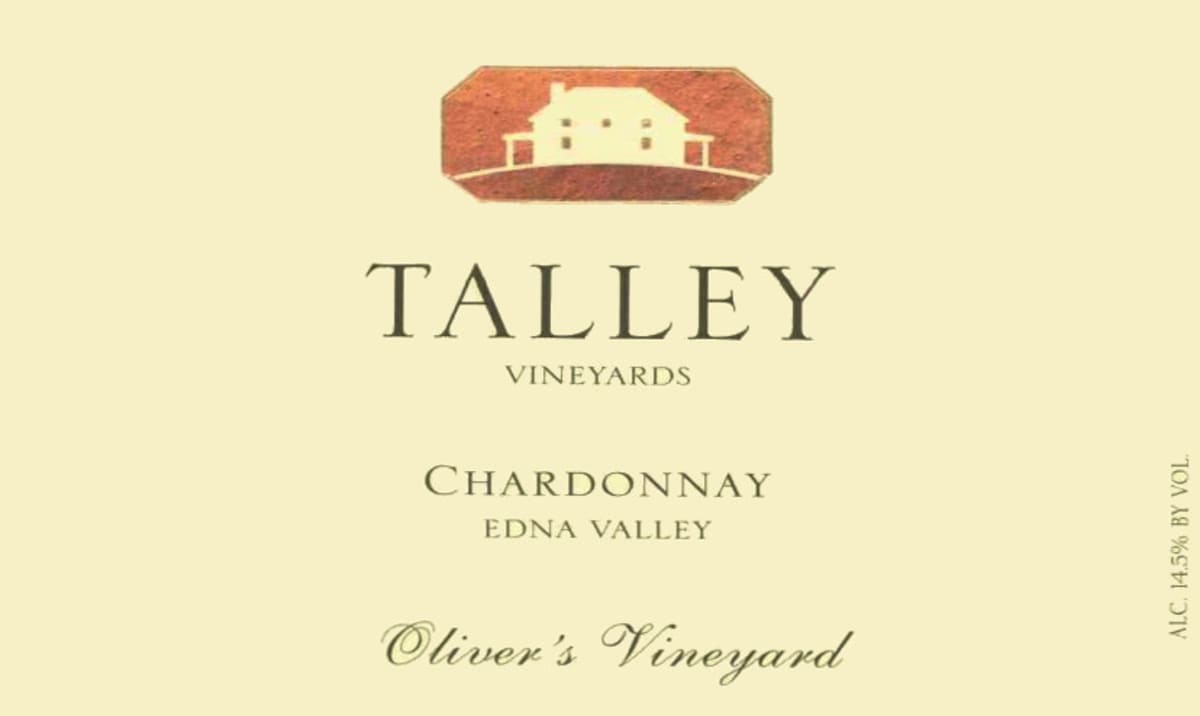 Talley Olivers Vineyard Chardonnay 2004 Front Label
