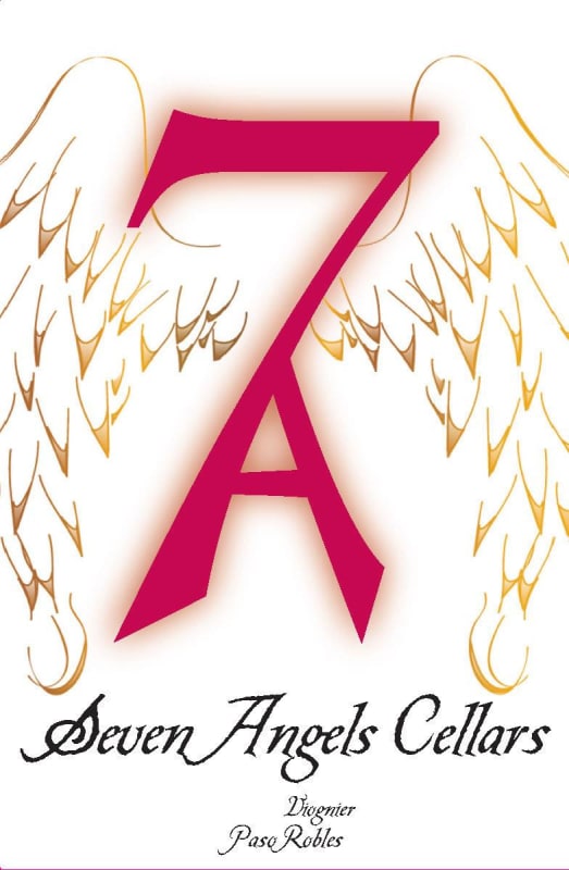 Seven Angels Cellars Viognier 2014 Front Label