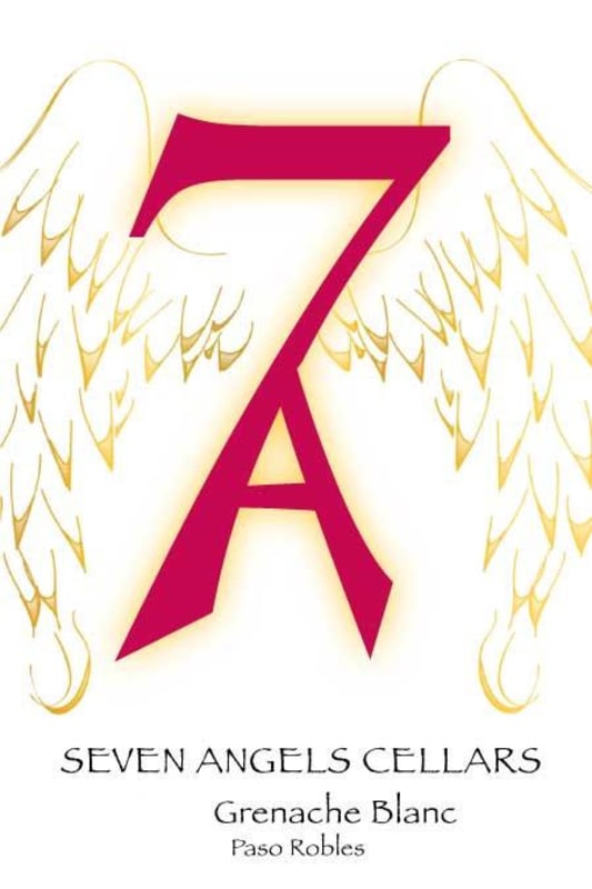 Seven Angels Cellars Grenache Blanc 2014 Front Label