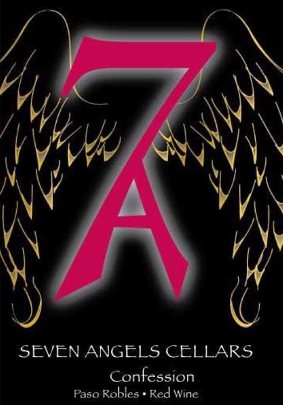 Seven Angels Cellars Confession 2013 Front Label