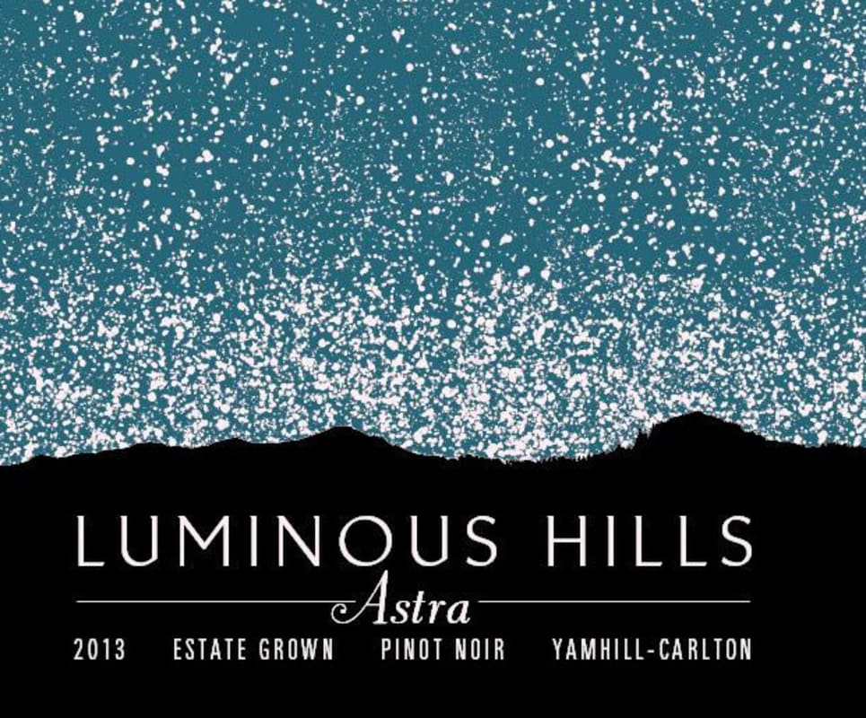 Seven of Hearts Luminous Hills Astra Estate Grown Pinot Noir 2013 Front Label
