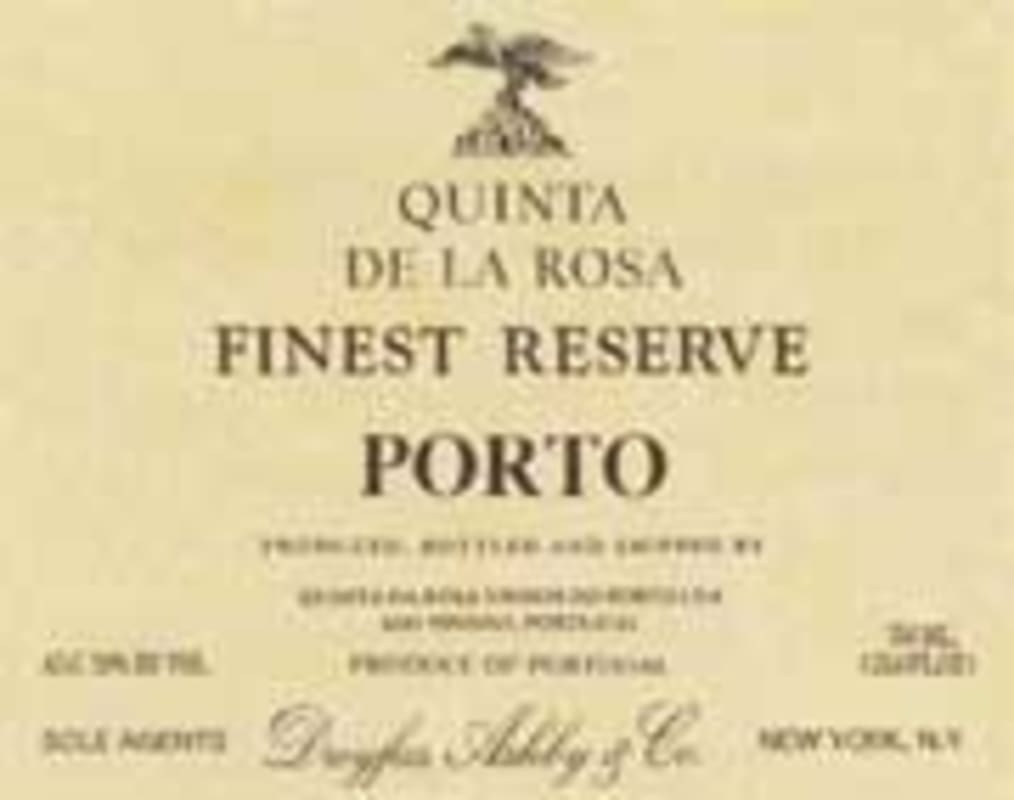Quinta de la Rosa Vintage Port 2000 Front Label