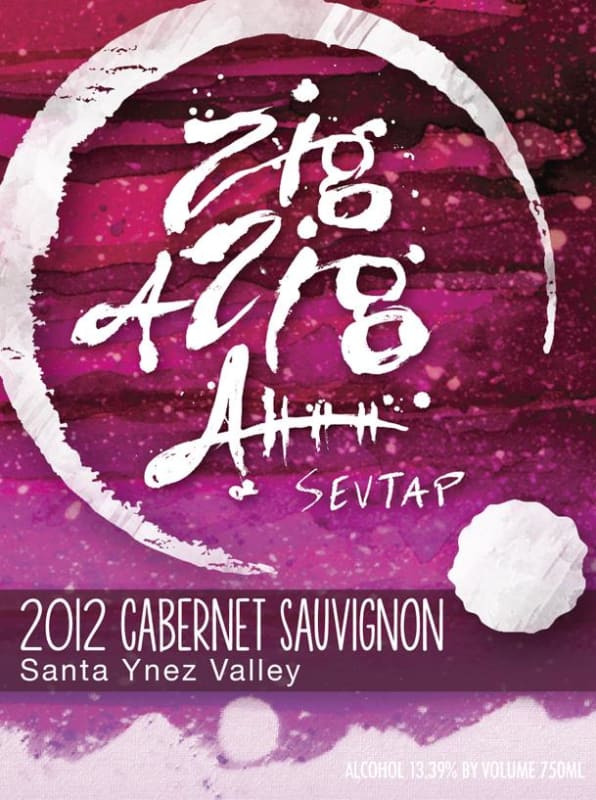 Sevtap Winery Zig A Zig Ahh Cabernet Sauvignon 2012 Front Label