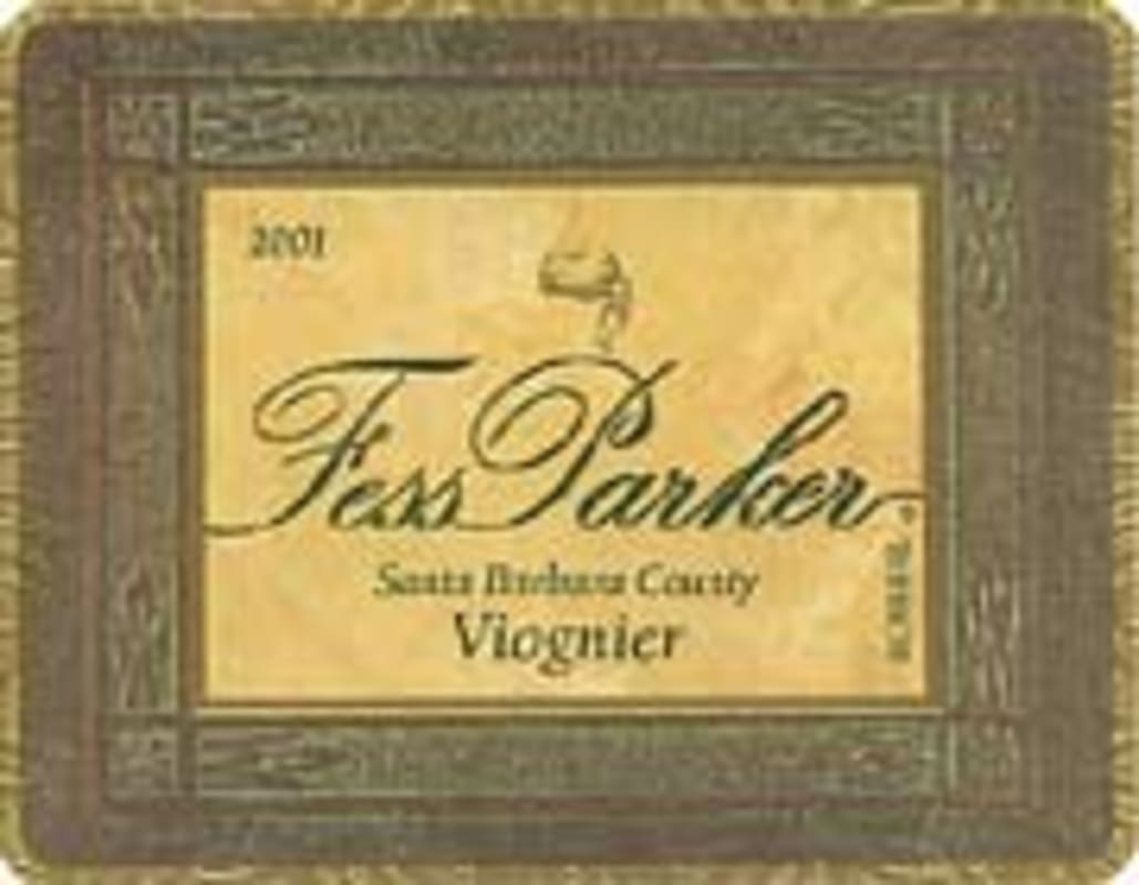 Fess Parker Santa Barbara Viognier 2001 Front Label