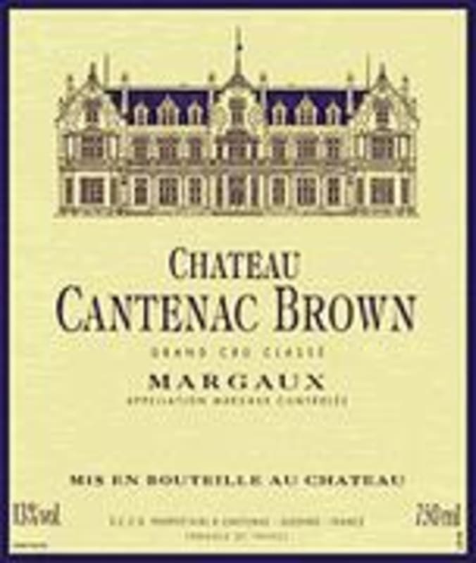 Chateau Cantenac Brown 1998 Front Label