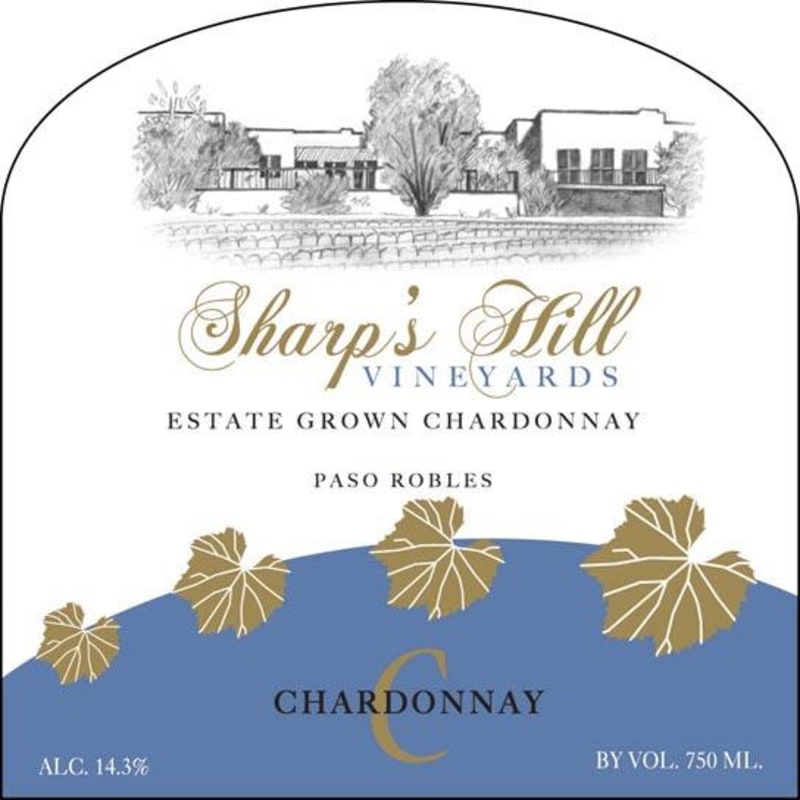 Sharp's Hill Vineyards Estate Chardonnay 2010 Front Label