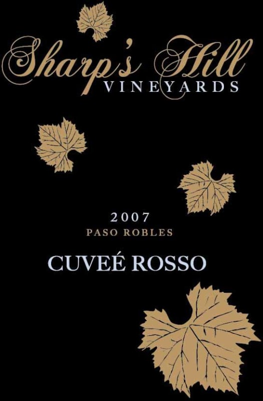 Sharp's Hill Vineyards Cuvee Rosso 2007 Front Label