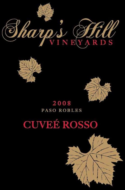 Sharp's Hill Vineyards Cuvee Rosso 2008 Front Label