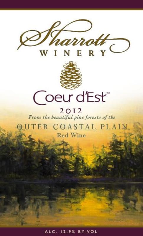 Sharrott Winery Coeur d'Est 2012 Front Label