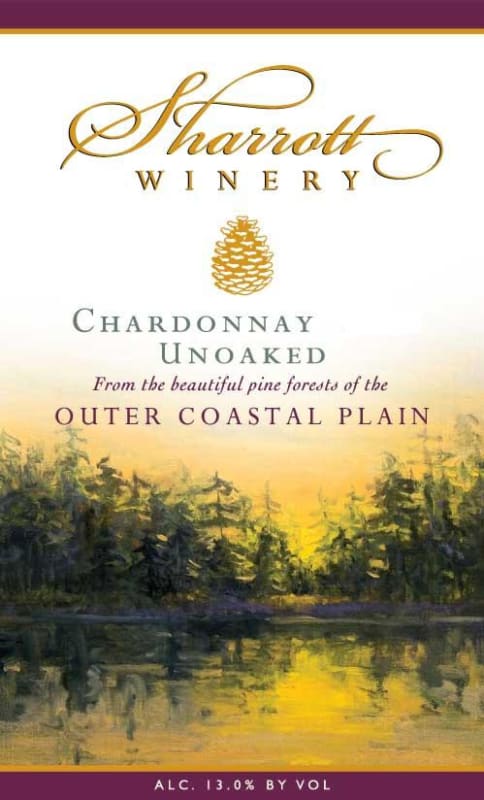 Sharrott Winery Unoaked Chardonnay 2011 Front Label