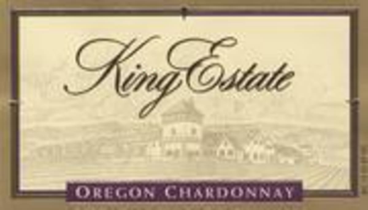 King Estate Chardonnay 1999 Front Label