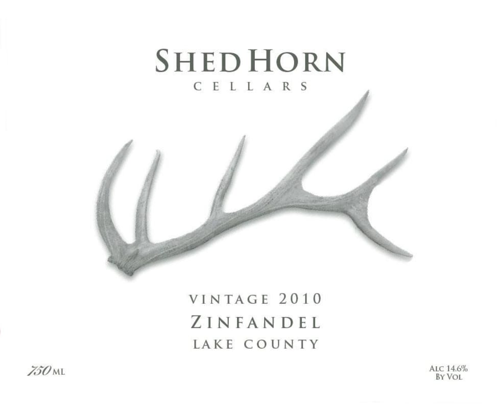 Shed Horn Cellars Zinfandel 2010 Front Label