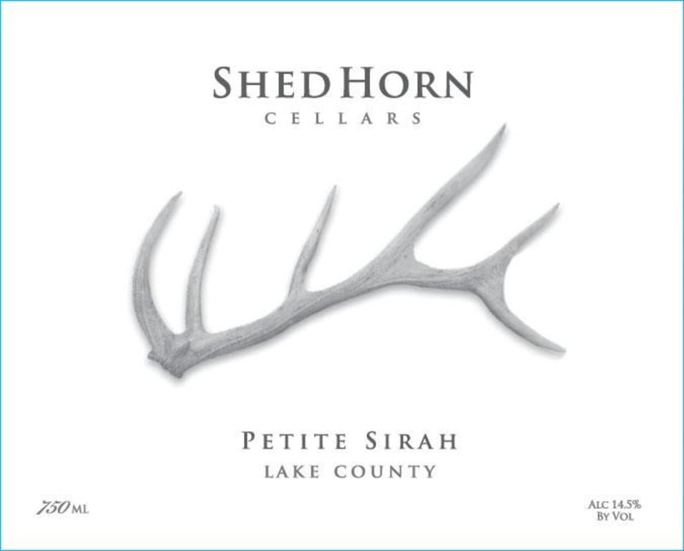Shed Horn Cellars Petite Sirah 2008 Front Label