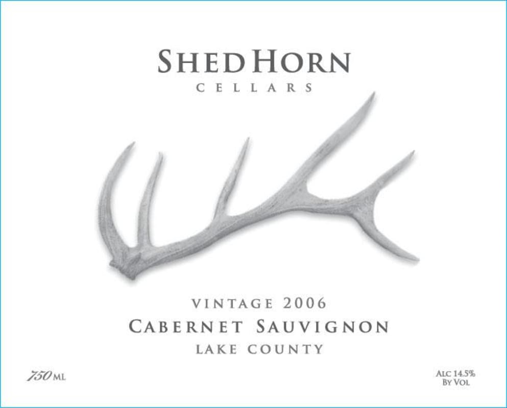 Shed Horn Cellars Cabernet Sauvignon 2006 Front Label