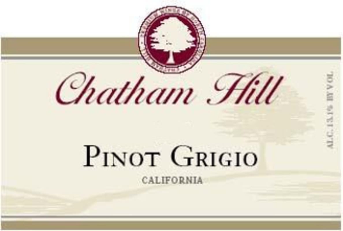Chatham Hill Pinot Grigio 2014 Front Label