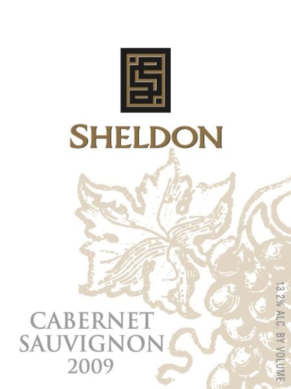 Sheldon Wines Cabernet Sauvignon 2009 Front Label