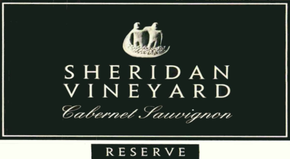 Sheridan Vineyard Reserve Cabernet Sauvignon 2007 Front Label