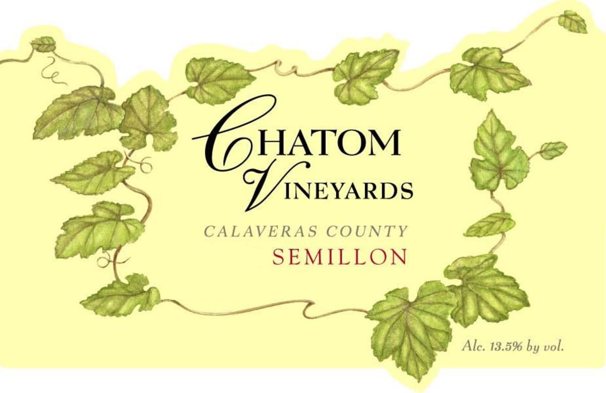 Chatom Semillon 2010 Front Label