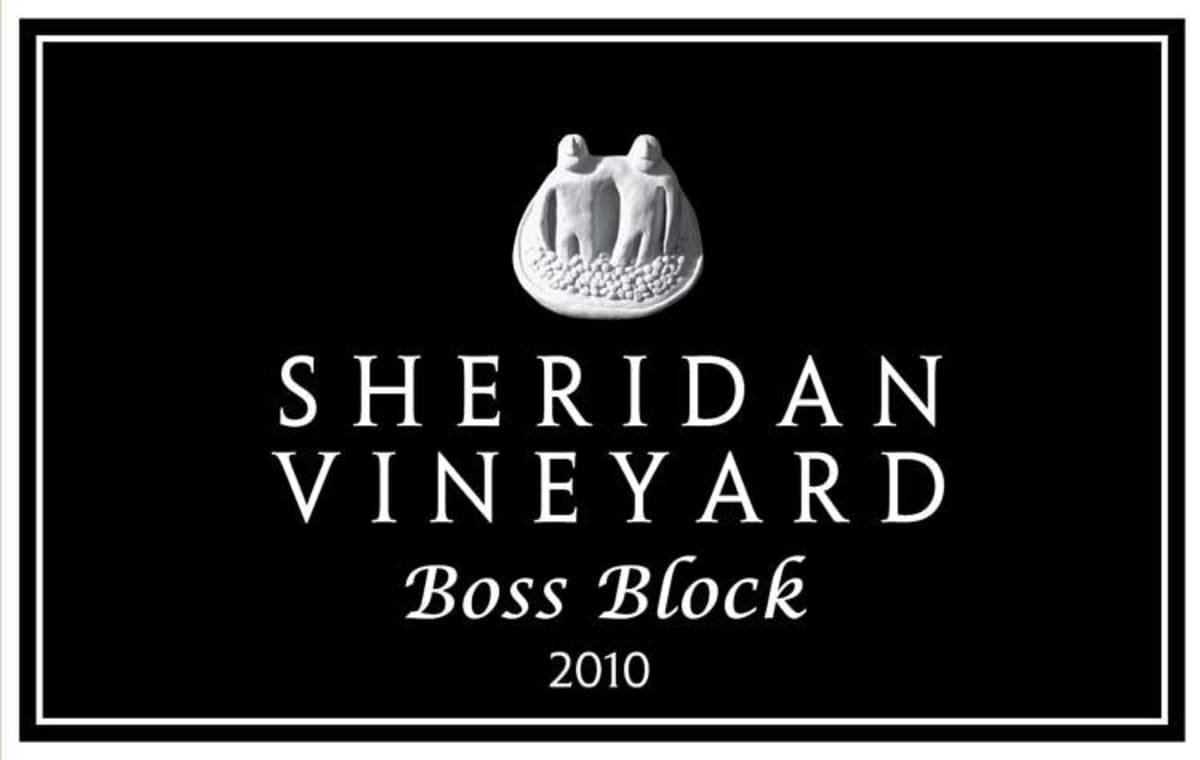 Sheridan Vineyard Boss Block 2010 Front Label