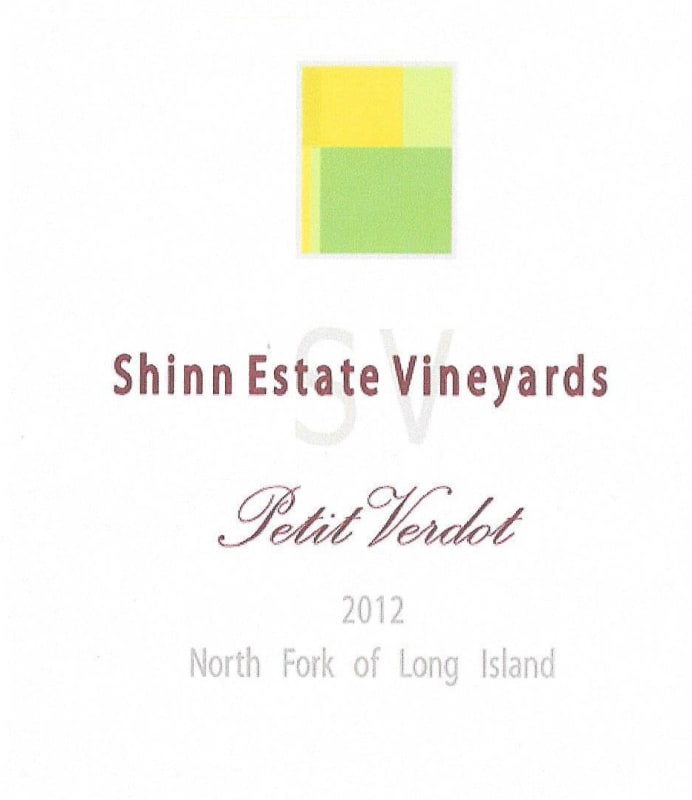 Shinn Estate Vineyards Petit Verdot 2012 Front Label