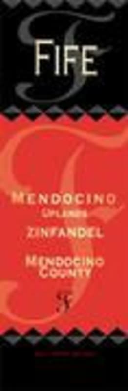 Fife Mendocino Uplands Zinfandel 2001 Front Label