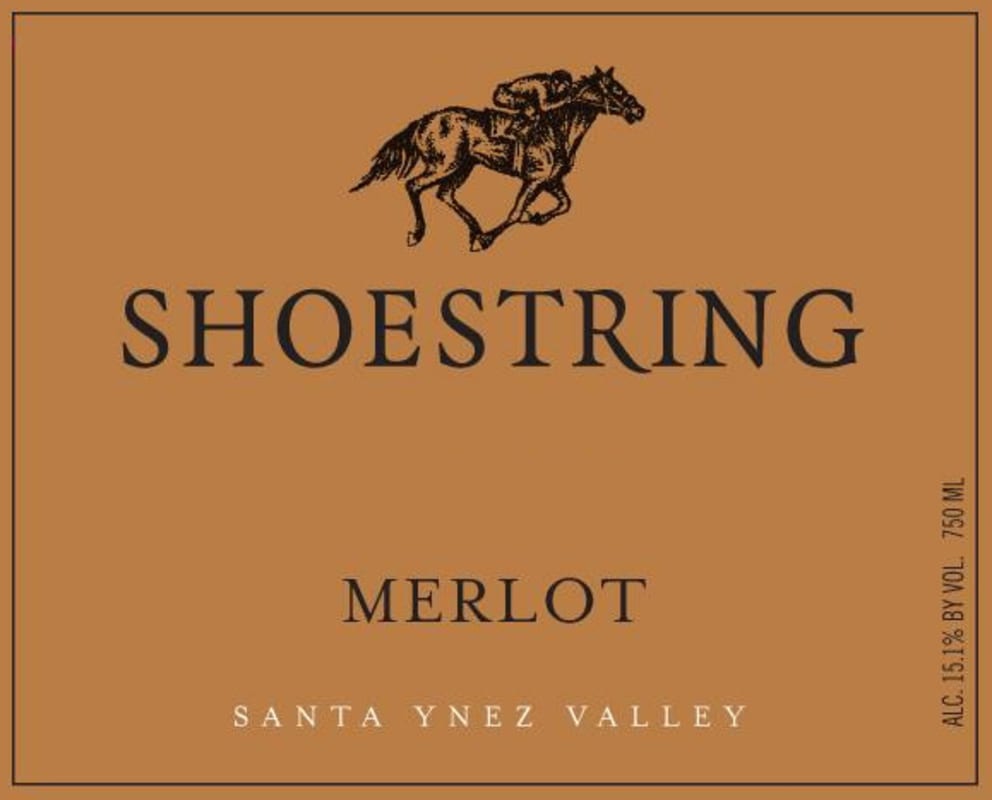Shoestring Winery Merlot 2007 Front Label