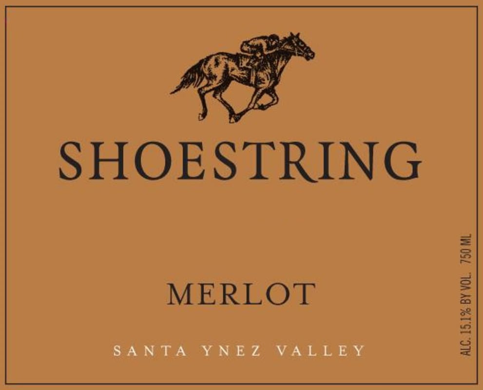 Shoestring Winery Merlot 2006 Front Label