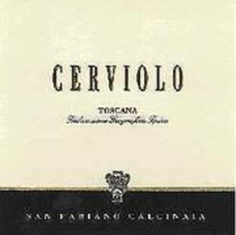 San Fabiano Calcinaia Cerviolo Rosso 1999 Front Label