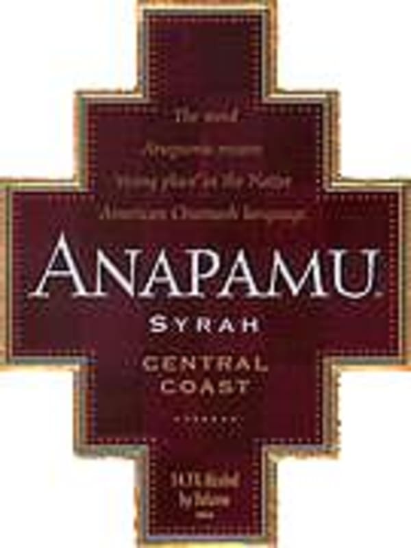 Anapamu Syrah 2001 Front Label