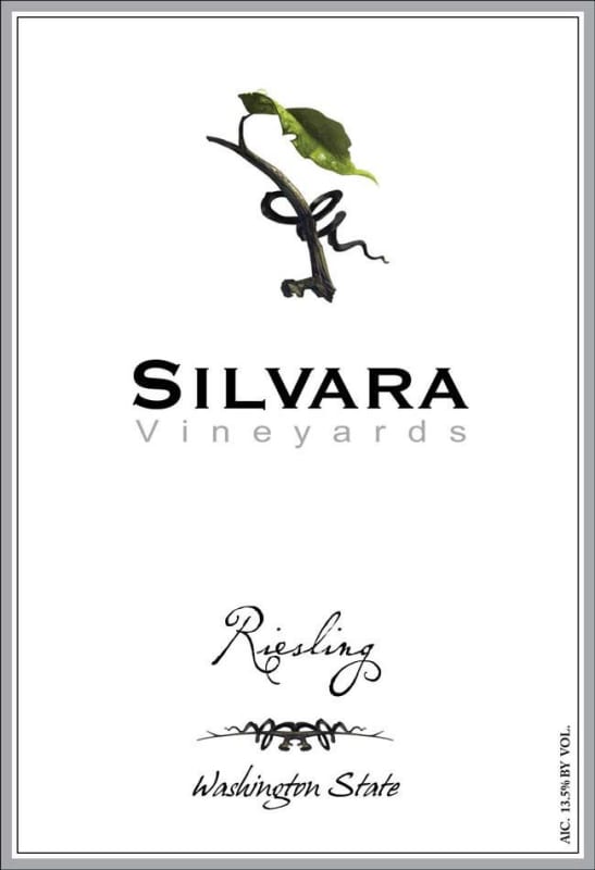Silvara Vineyards Riesling 2014 Front Label