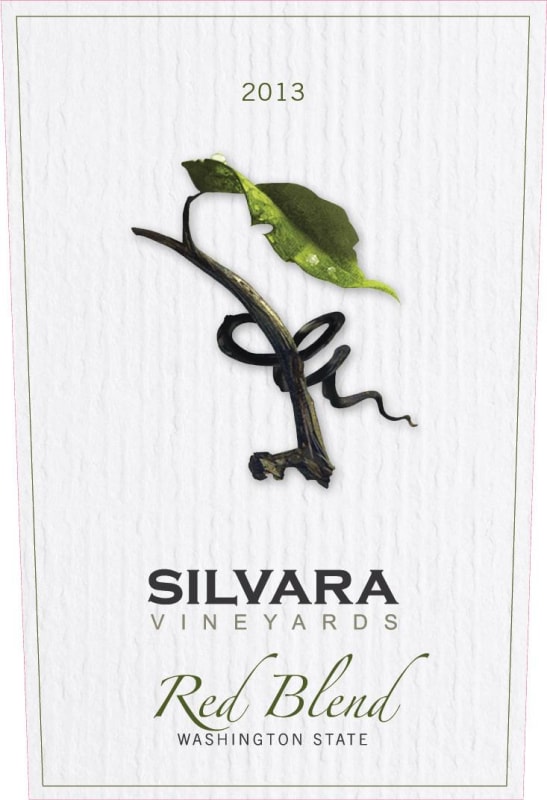 Silvara Vineyards Red Blend 2013 Front Label